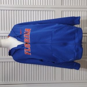 Nike Florida Gators Zip Up Fleece Hooded Jersey
